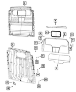 CAB BACK TRIM - PANEL 5LF93LWRAA