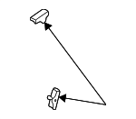 F2TZ78427A49A - Body: Support Cylinder Bracket for Ford: Explorer, Explorer Sport | Mercury: Mountaineer Image