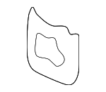 F67Z7822023AC - Body: Lock Cylinder Retainer for Ford: Explorer, Explorer Sport | Mercury: Mountaineer Image