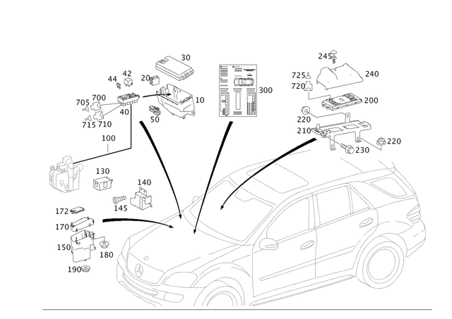 25429619 - Electrical Equipment and Instruments: Relay for Mercedes-Benz Image image