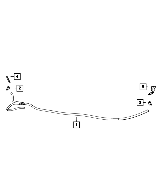 68085770AA - : Washer Hose for Mopar Image