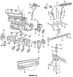 4897939AA - : Engine Oil Filter Adapter Gasket for Dodge: B150, B250, B350, D100, D150, D250, D350, Dakota, Ramcharger, W100, W150, W250, W350 Image