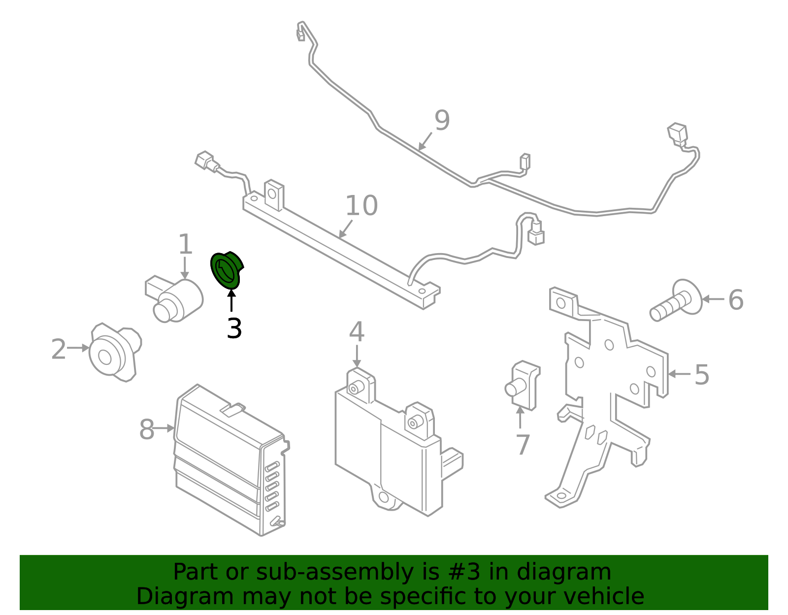 2019-2023 Ford Ranger | Inner Bracket Retainer Clip | KB3Z-00817-J ...