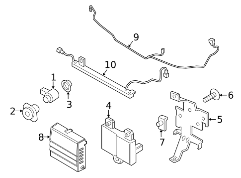 Sensors for 2021 Ford Ranger #1