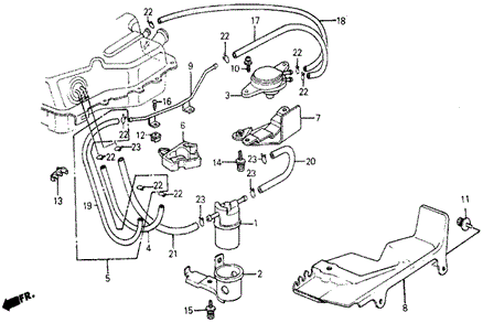 Fuel Strainer - Fuel Tubing for 1984 Honda Wagovan #0