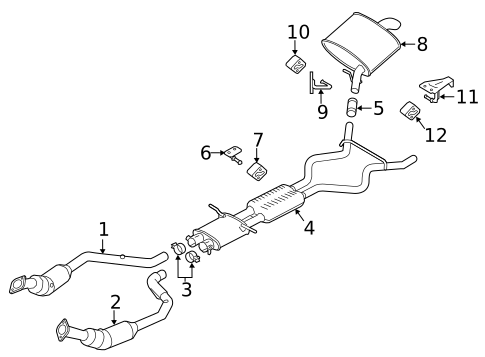 Exhaust Components for 2019 Land Rover Range Rover #0