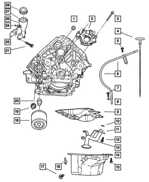 Engine Oiling for 2006 Jeep Grand Cherokee #0