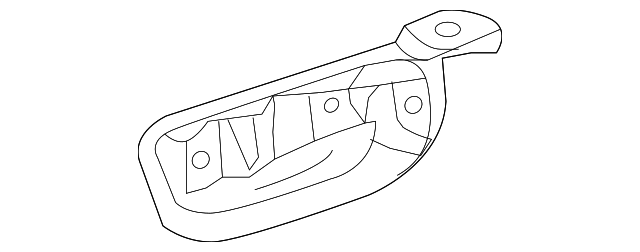 OEM GM Front Bumper Fascia Guide For 2015-2018 Cadillac ATS – Passenger Side 23203590