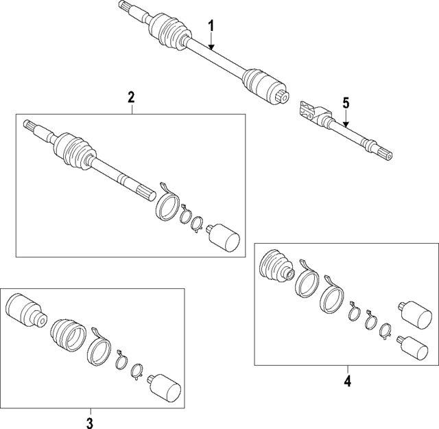 49500R5200 - : Axle Assembly for Hyundai Image
