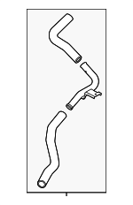 282742M300 - Cooling System: By-Pass Hose for Hyundai: Santa Fe Image