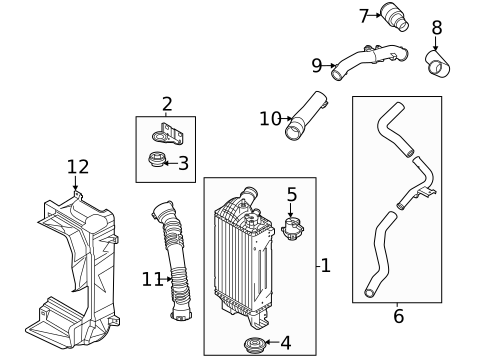 Intercooler for 2022 Hyundai Santa Fe #0