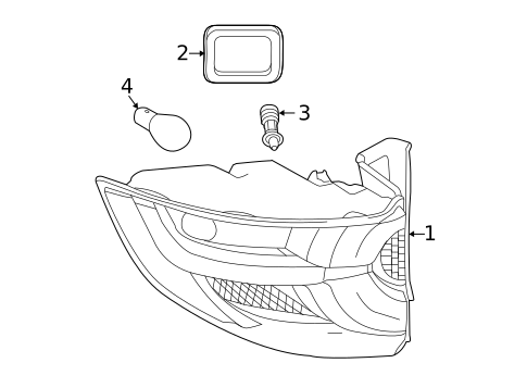 Tail Lamps for 2022 Land Rover Discovery Sport #0