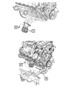 6508081AA - 4.7L Gas; Engine: Hex Flange Head Bolt, Mounting for Mopar Image