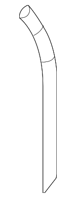 2217820196 - Body: Drain Hose for Mercedes-Benz Image