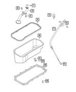 68291994AA - 3.0L Turbo Diesel; Engine: Hex Flange Head Bolt for Ram: ProMaster 1500, ProMaster 2500, ProMaster 3500 Image