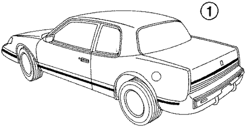 Stripe Tape for 1986 Oldsmobile Toronado #1