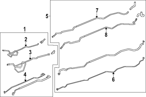 Rear AC Lines for 2024 Lexus TX350 #0