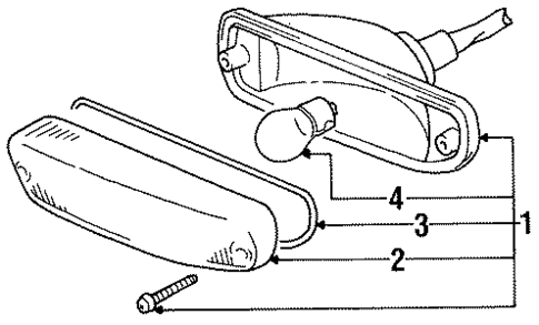 Signal Lamps for 2000 Chevrolet Metro #0