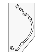 73424FN000 - HVAC: Discharge Hose for Subaru Image
