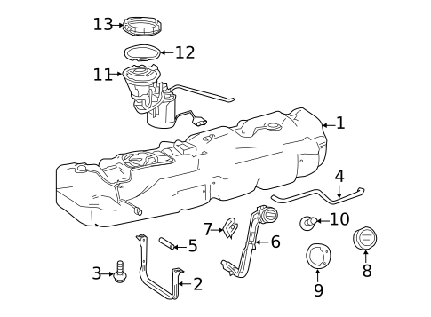 Fuel System Components for 2011 Mercedes-Benz Sprinter 2500 #0