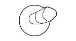 19902392 - Fuel System: Fuel Cap Rivet for MB Vans Image