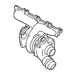 11658631904 - Engine: Exhaust Manifold for BMW: 330i, 330i xDrive, 530i, 530i xDrive, X3, X4 Image