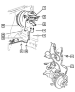 52009069 - Service Brakes: Brake Tube for Mopar Image