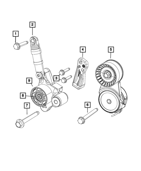 Pulleys and Related Parts for 2021 Ram 1500 #0