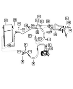 68086128AA - Air Conditioners and Heaters: A/c Charge Valve Cap for Mopar Image