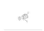 12301011 - Heating and Ventilation: Compressor for Mercedes-Benz: S430, S55 AMG Image