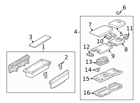 Console for 1994 Acura NSX #0
