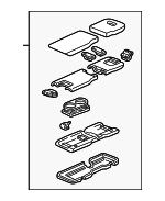 83405SL0A10ZA - Body: Armrest Assembly for Acura: NSX Image