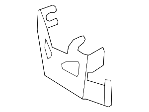 97035550501 - Brakes: Brake Hydraulic Line Bracket for Porsche Image