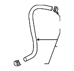 25420F2000 - : 2018-2020 Hyundai Elantra GT - Outlet Hose for Hyundai: Elantra GT Image