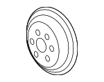 24576031 - Belts &amp; Cooling: Engine Water Pump Pulley for GM Image