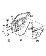 5003258AD - : Rear Door, Right for Mopar Image