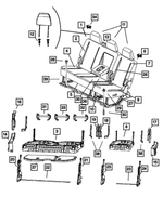 1RH31XDVAA - Interior Trim: Armrest Cover for Dodge: Ram 2500 | Ram: 2500, 3500 Image