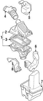 1770016680 - Engine: Air Cleaner Assembly for Toyota: Corolla Image