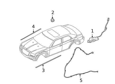 Antenna & Radio for 2005 Chrysler 300 #0