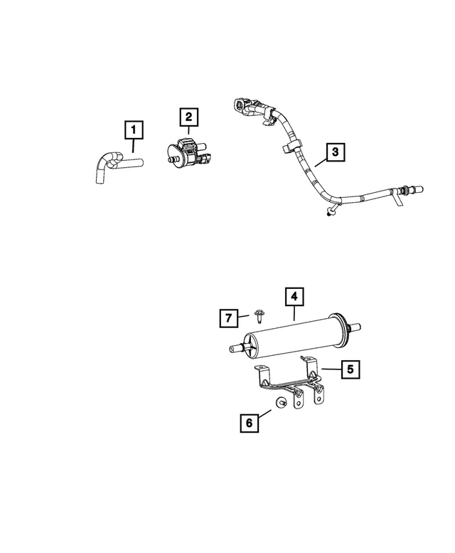 68424096AA - Emission Controls: Vapor Tube for Mopar Image