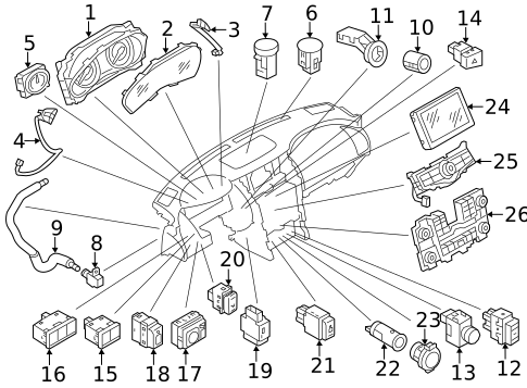 Anti-Theft Components for 2014 INFINITI QX80 #1
