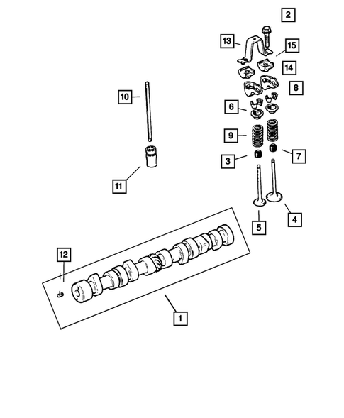 Camshafts & Valves for 2001 Dodge Dakota #0
