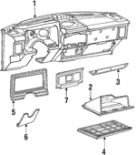 E4FZ5804320B - Body: Instrument Panel for Ford Image