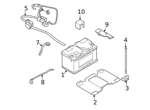 Battery for 2009 Land Rover Range Rover #0