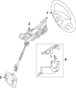 9A1Z3600FA - Steering: Steering Wheel for Ford: Edge | Lincoln: MKX Image