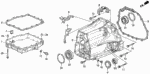 21223PY4000 - Transmission - Automatic: HANGER, TRANSMISSION for Acura Image