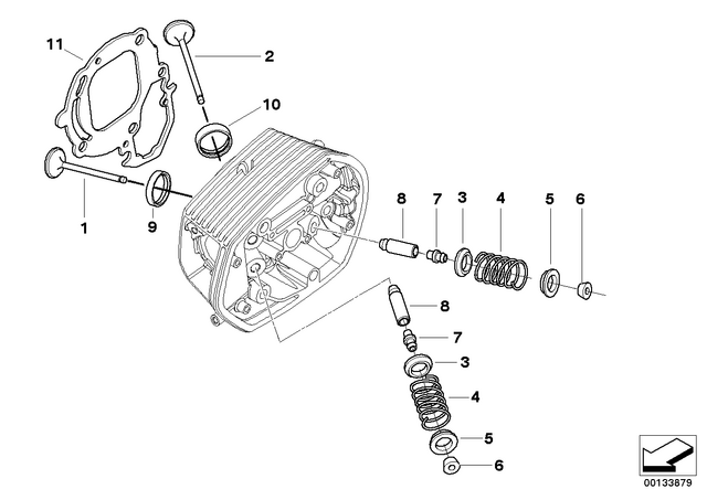 11347712338 - : Exhaust Valve for BMW-Motorrad Image