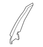 AS4Z5424356AA - Body: Upper Center Pillar Trim for Ford: Focus Image