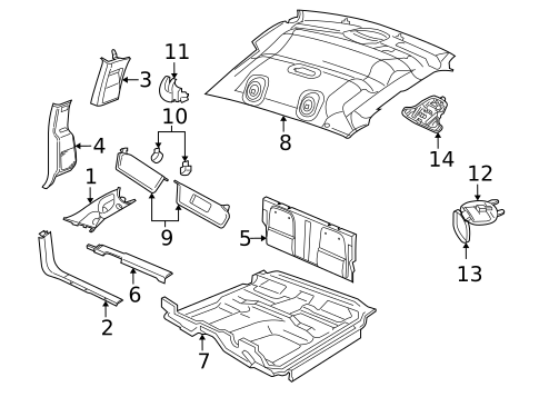 Interior Trim - Cab for 2009 Dodge Dakota #1