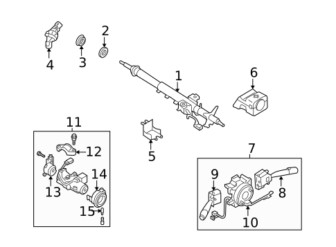 Ignition Lock for 2006 Subaru Legacy #0